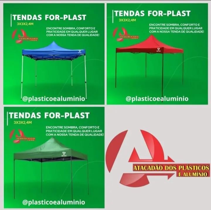 Tenda tamanho 3x3
