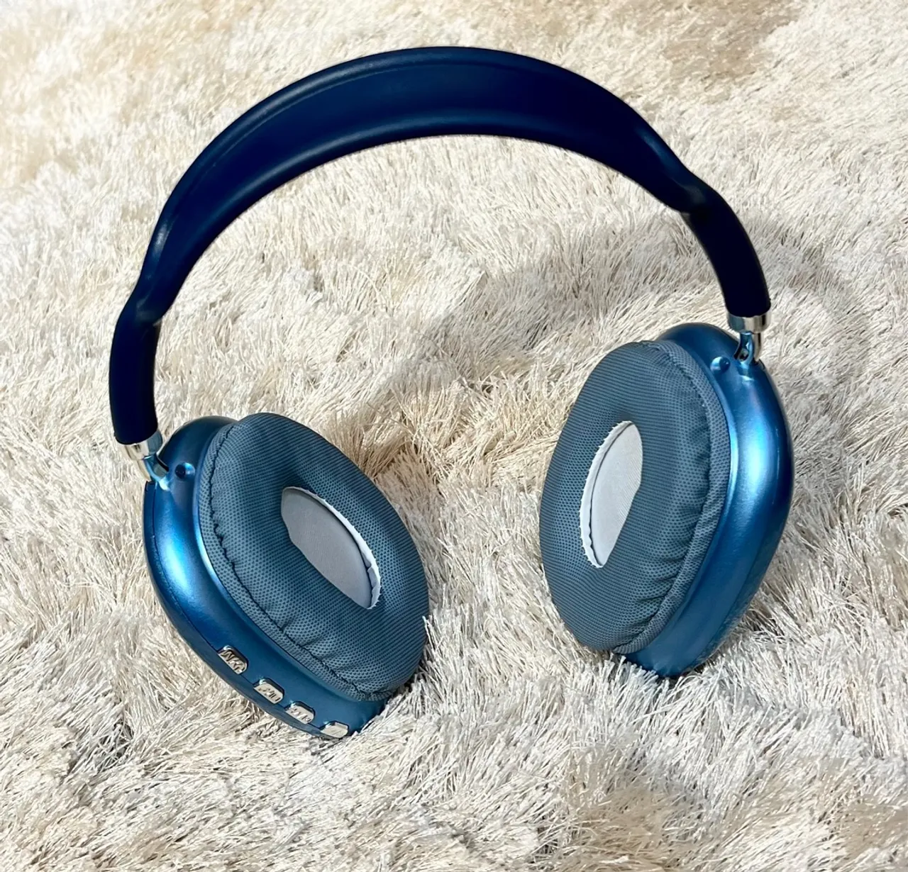 Fone de Ouvido Bluetooth Sem Fio P9 - Ergonômico | Cor Azul