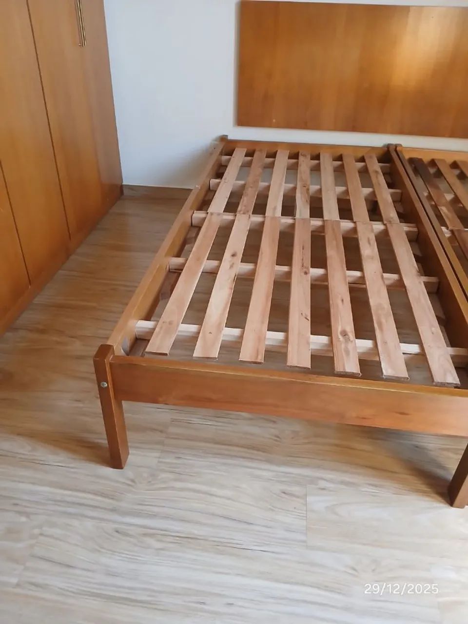 Cama solteiro imbuia maciça 64961571368962120