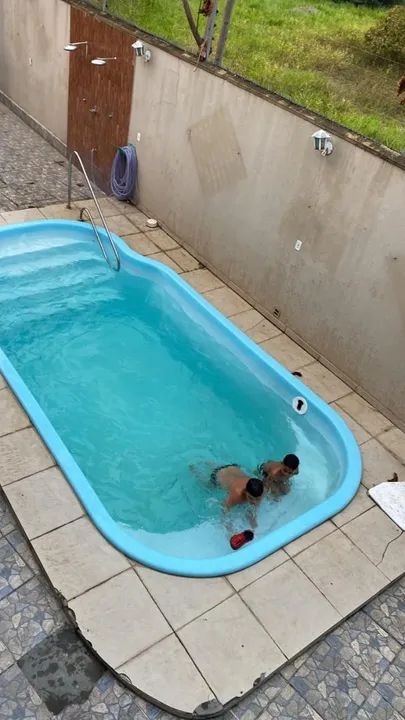 Vendo piscina de fibra 5 mil