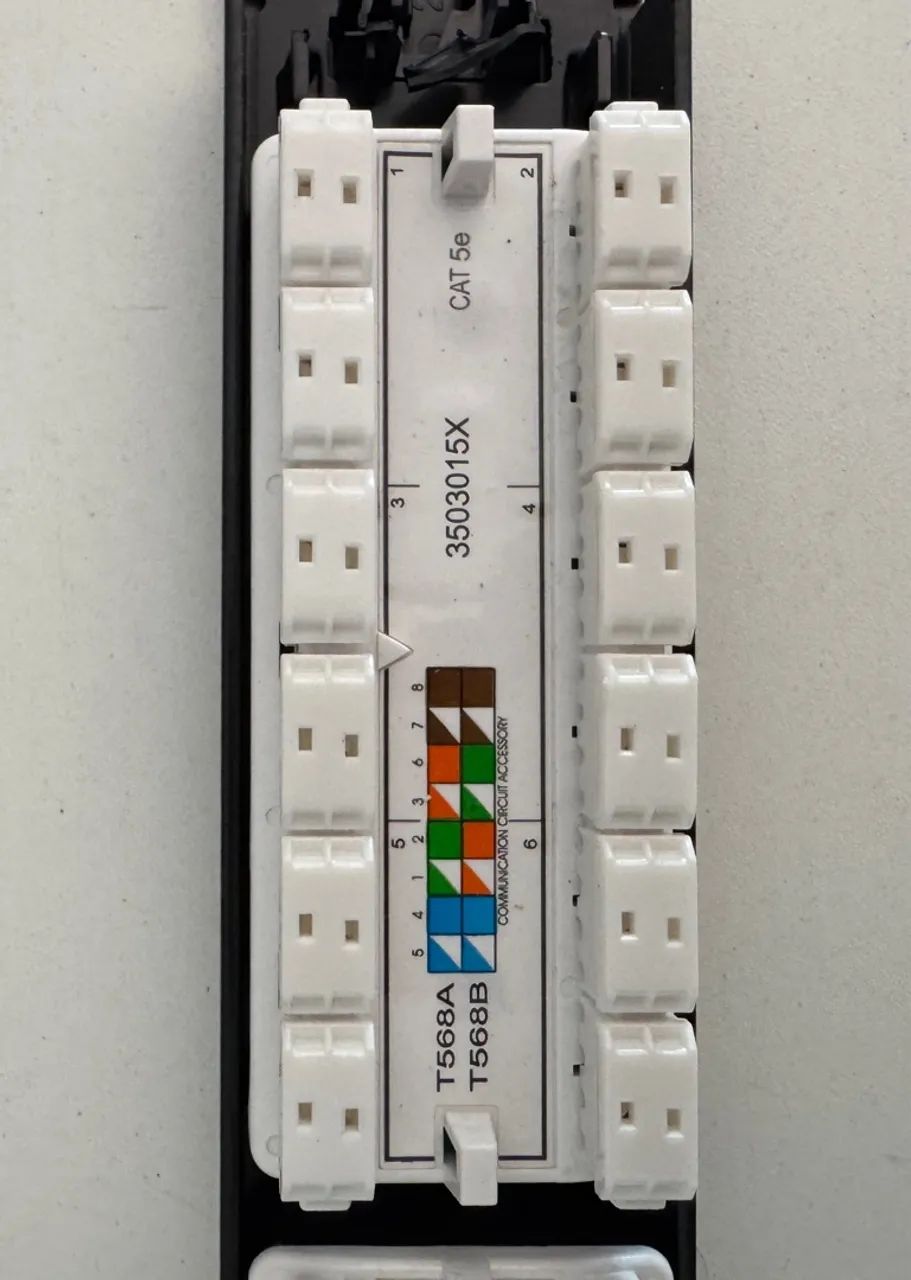 * PATCH PANEL CAT5e  24 PORTAS MODULAR MULTILAN FURUKAWA64317906296961122