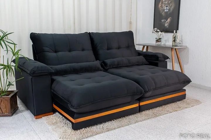 Sofá Retrátil e Reclinável Ibis 2,30m    Pague na Entrega! - Foto 5
