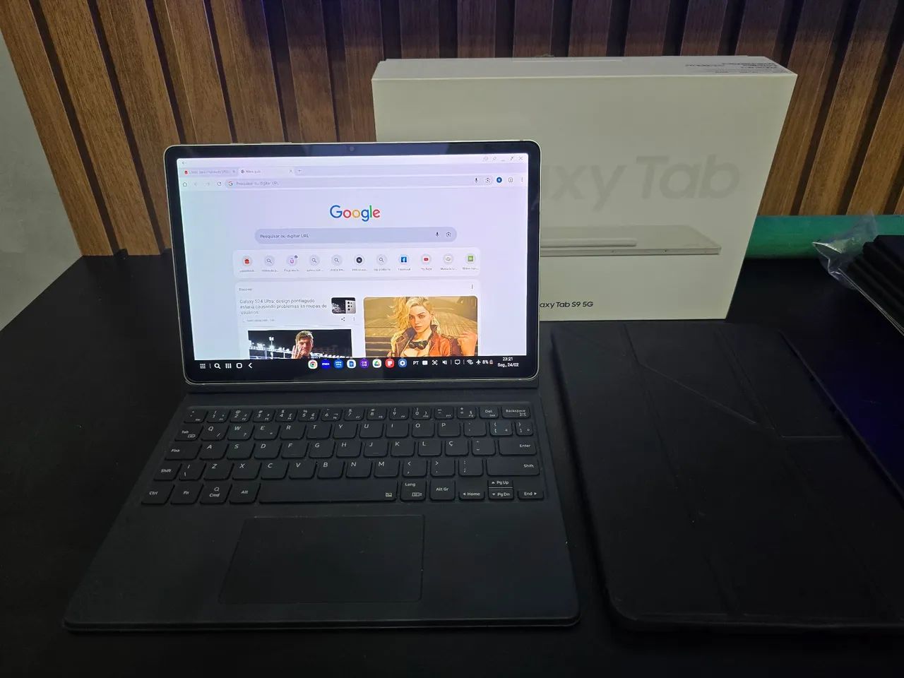 Tablet Samsung Galaxy Tab S9 5G Marfim ( Não é o FE) 