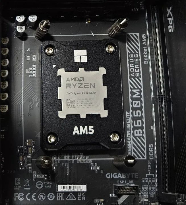 Processador ryzen 7 7800x3d (apenas 7 meses) - Foto 2