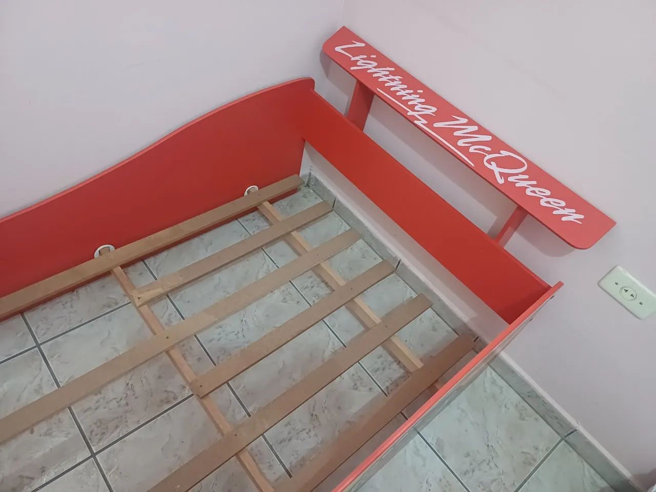 Cama infantil mcqueen com colchão  - Foto 4