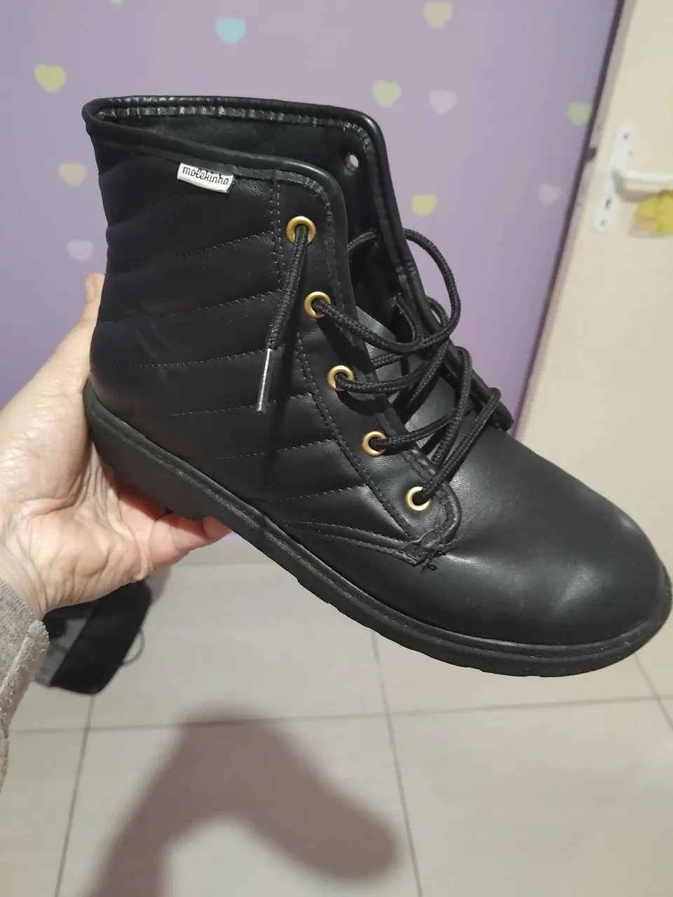 Bota Infantil Molekinha Preta