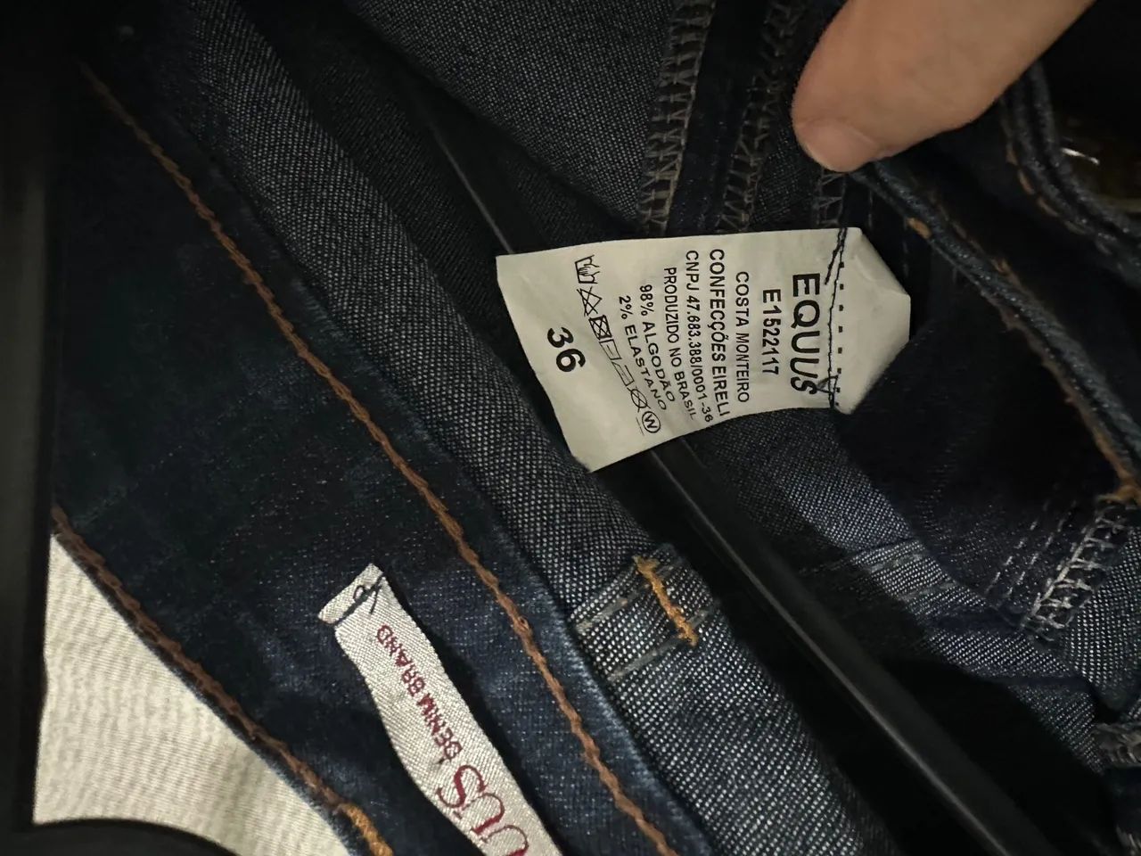 CALÇA JEANS NOVA MARCA EQUUS -36 - Foto 2