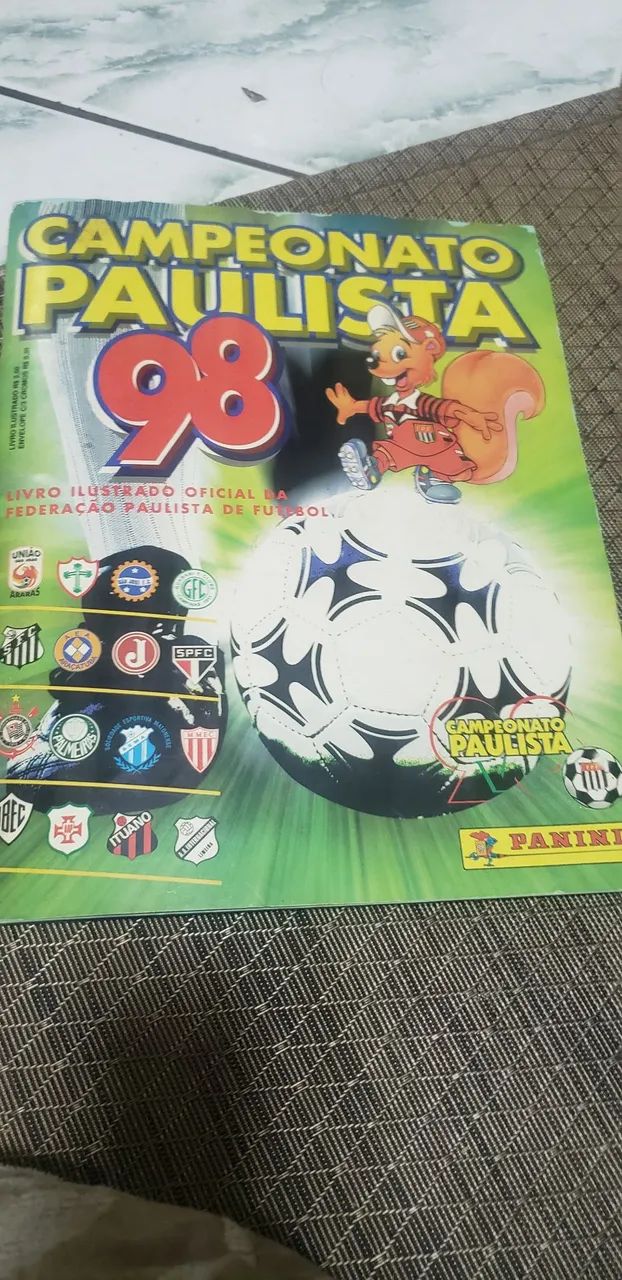 Álbum campeonato Paulista 98