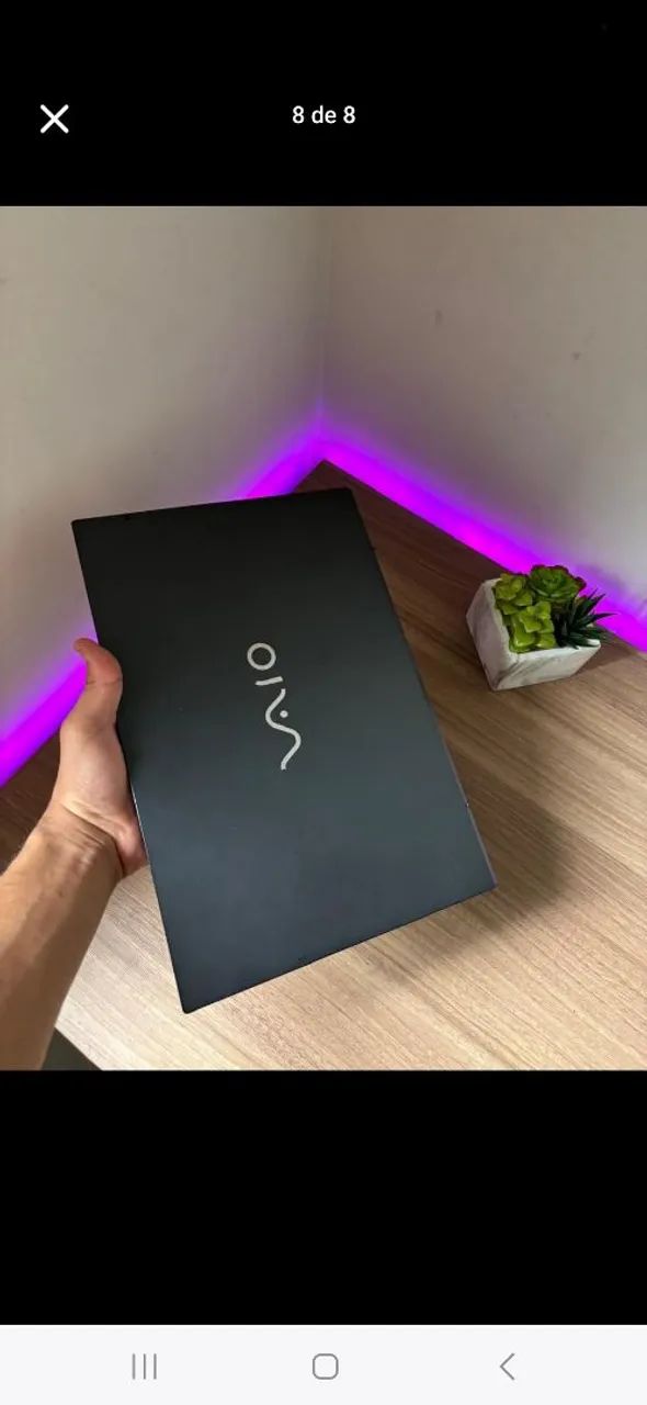 Notebook Gamer VAIO i3 10° 8GB 600GB SSD - Foto 3