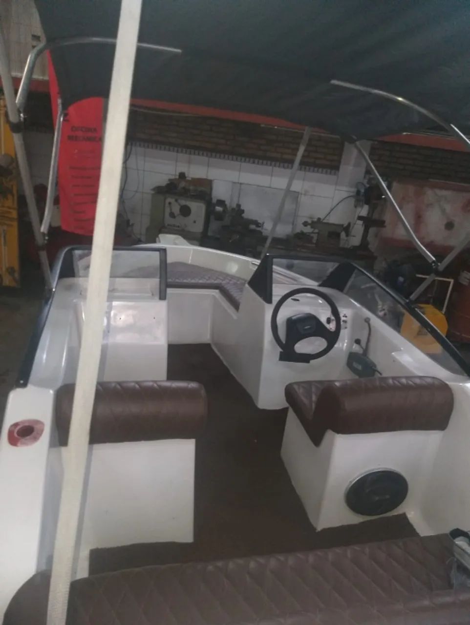 Lancha Lagon 170 - Fibra Forte- 60hp - Foto 9