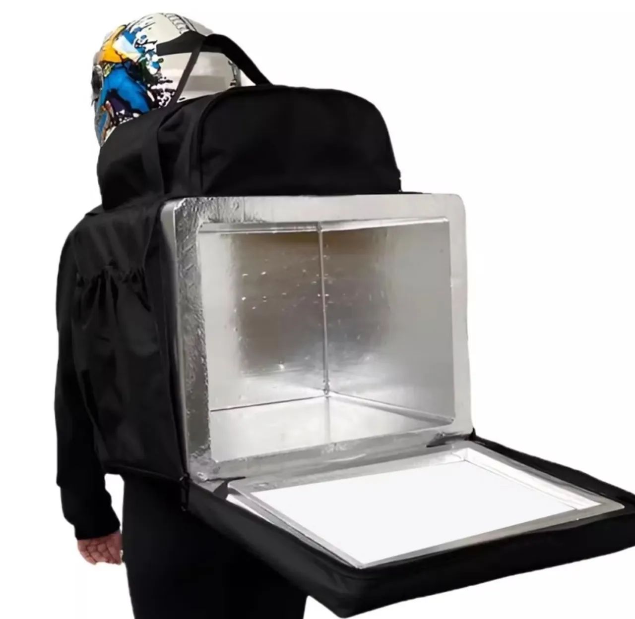 Mochila bag Bolsa Térmica para Delivery e Entregas 45 litros - Foto 2
