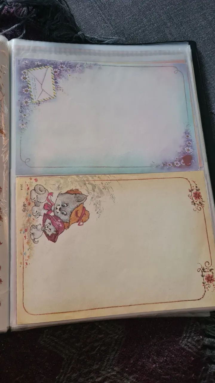 Lote 3 - papel carta anos 80
