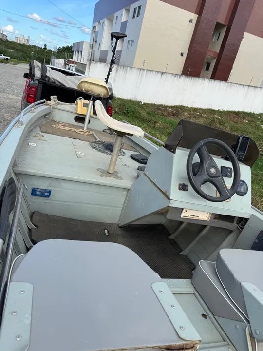 Lancha de alumínio Mogi Mirim Amazonas 600S, 6mts, plataformada, com motor Yamaha 40hp 4t - Foto 2