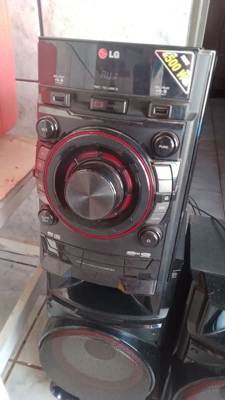 Mini System LG CM4630 - 500W c/ Dual USB, MP3, CD e Rádio - Preto - Foto 2