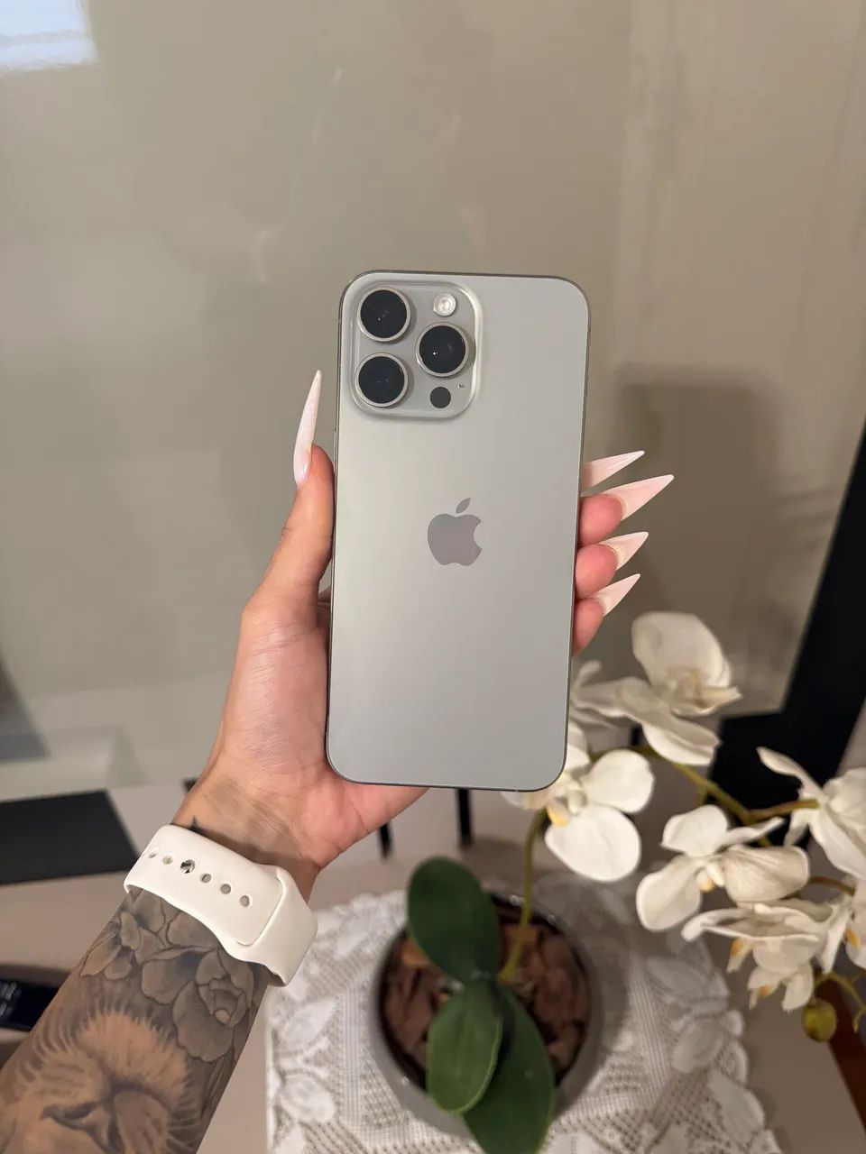 iPhone 15 Pro Max Titânio Natural 