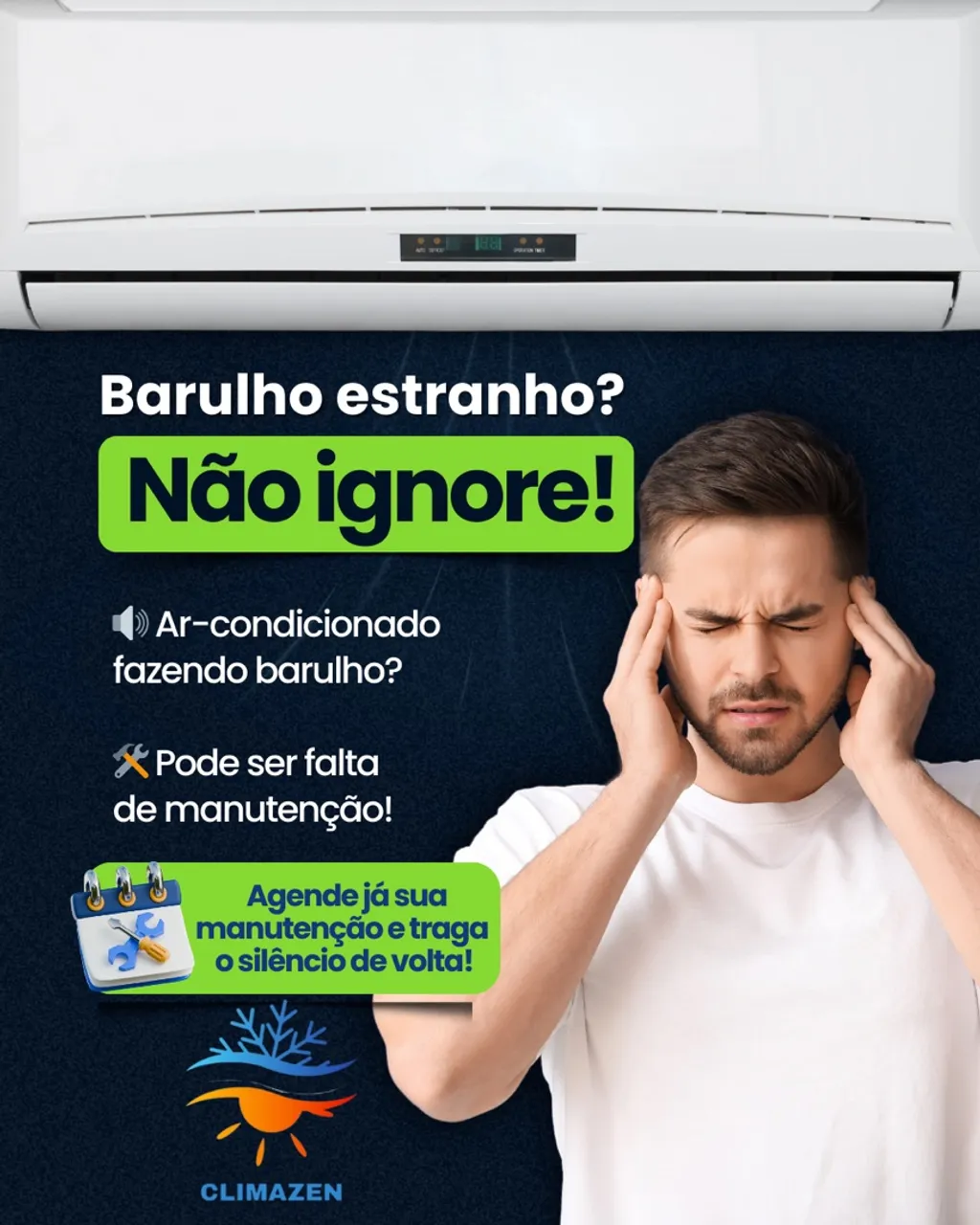 Instalação, manutenção e reparos em ar-condicionado