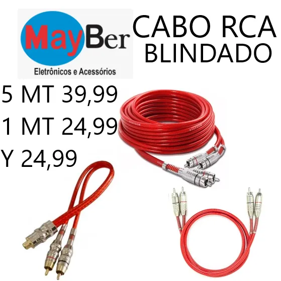 CABOS RCA BLINDADOS APARTI