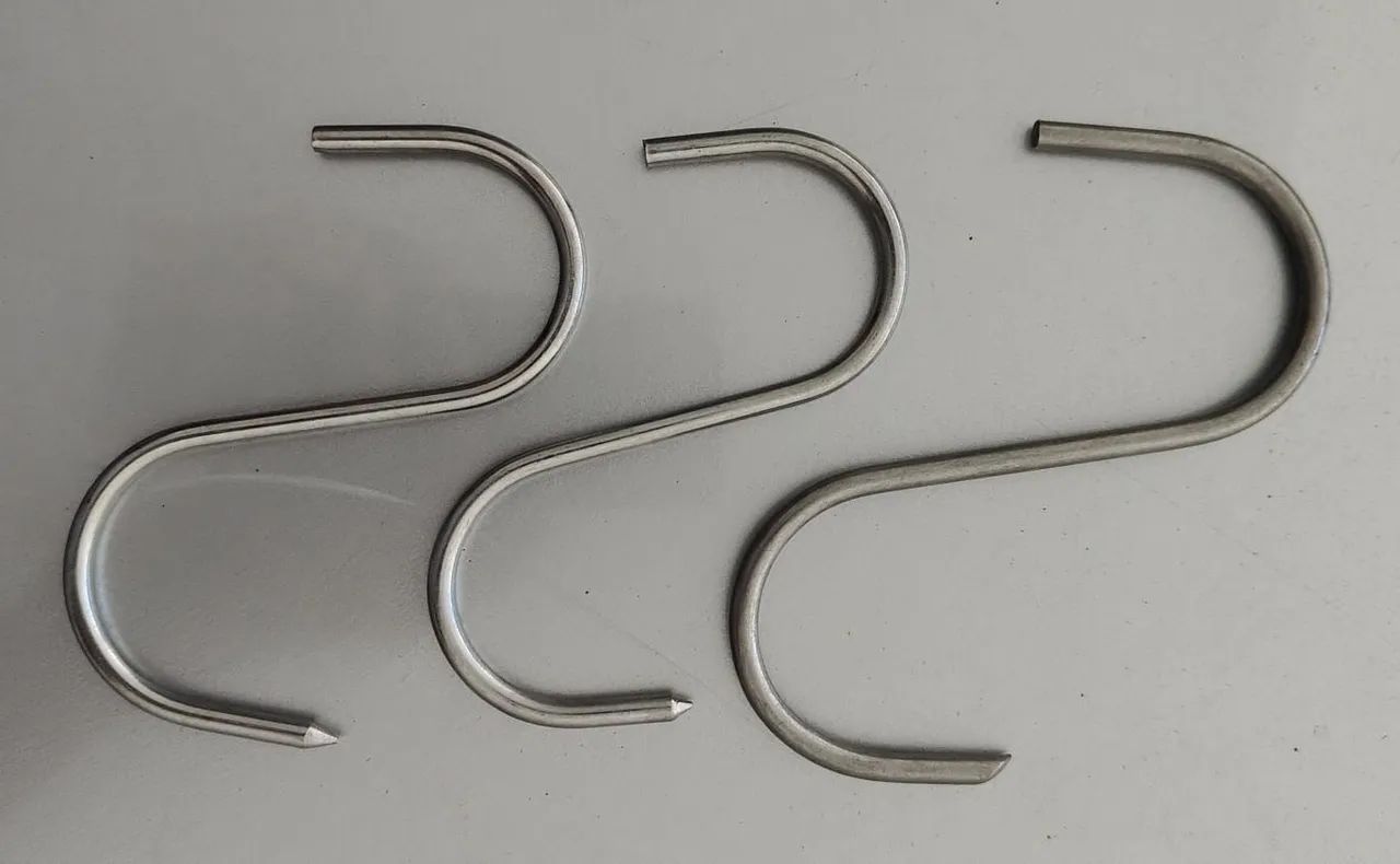 Luvas malha de aço e ganchos inox  - Foto 4