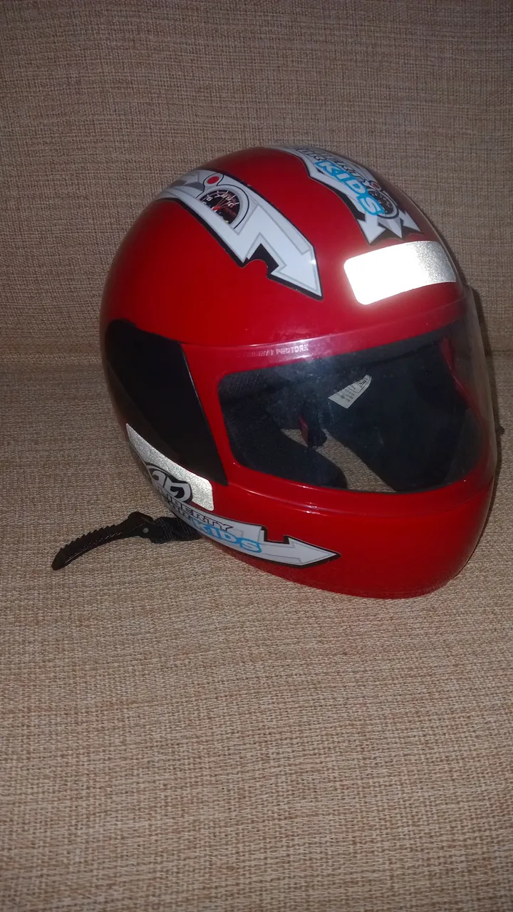 Capacete Infantil Vermelho, KIDS, TAMANHO54.