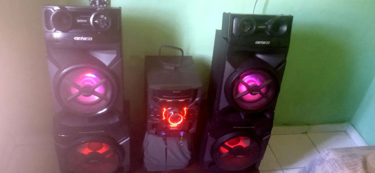 Som Sony GTR 888 1200w pancada!
