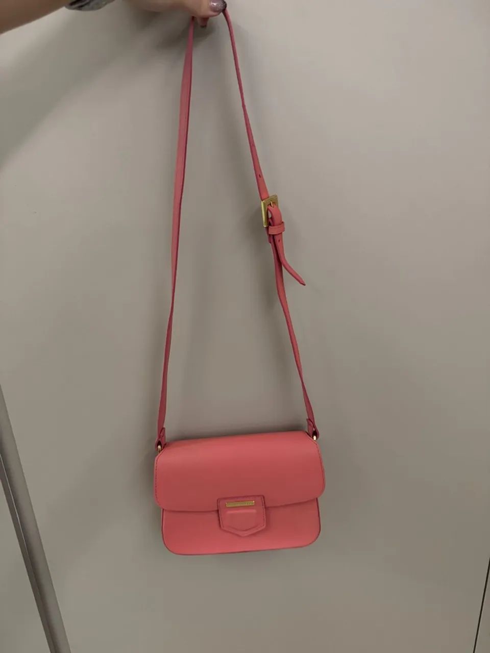Bolsa de Ombro Original Rosa Blush Raphael Booz - Foto 2