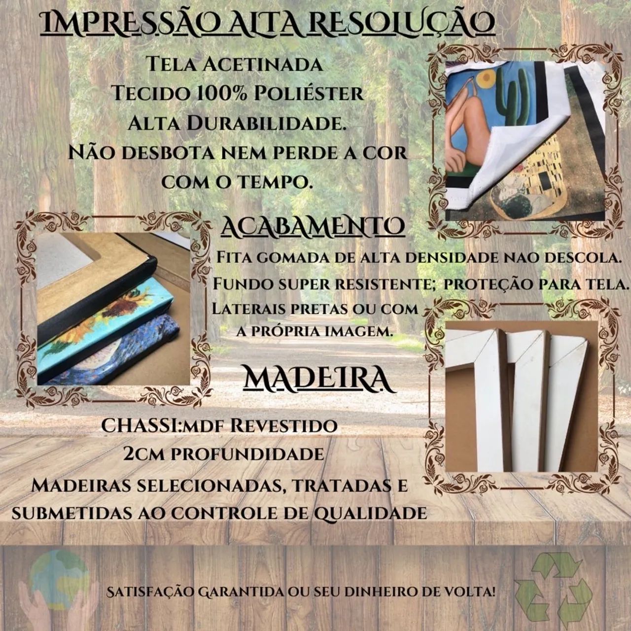 Quadro Tarsila do Amaral Batismo de Macunaíma Tela Acetinada - Foto 4