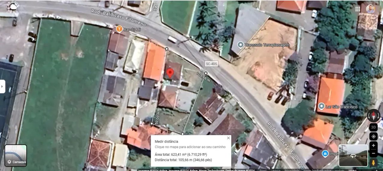 Terreno com 576 m² em Ribeirão da Ilha - Florianópolis - SC - Foto 2