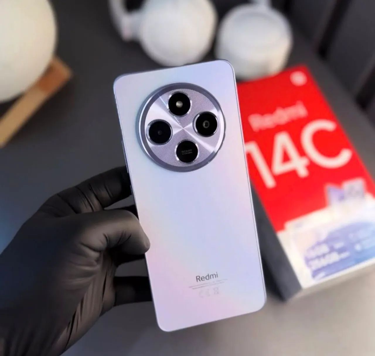 Celular Novo Lacrado - Bastante Gb - 14C Redmi - 128Gb/6Ram Lilás - Preto - Azul