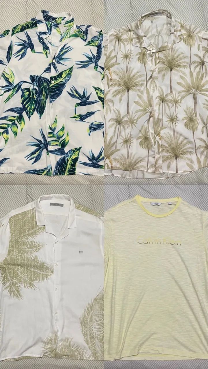 Camisas e camiseta estampadas Calvin Klein 