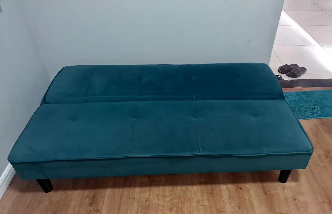 Sofá cama cor turquesa  - Foto 2