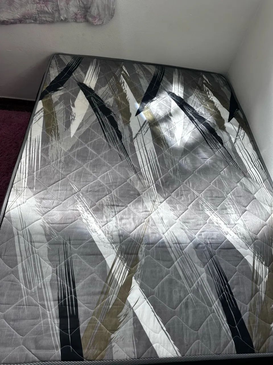 Cama box casal e ventilador - Foto 2