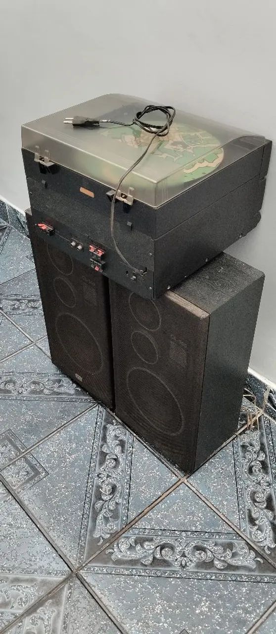 Aparelho de rádio, com toca fitas e vitrola - Foto 5