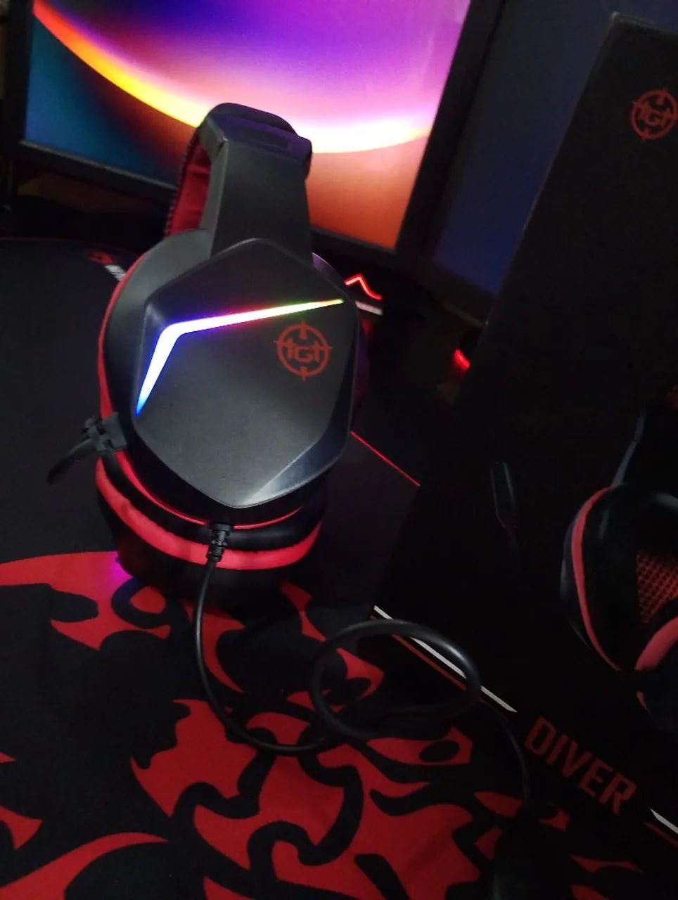 Headset gamer TGT Diver novo  - Foto 3