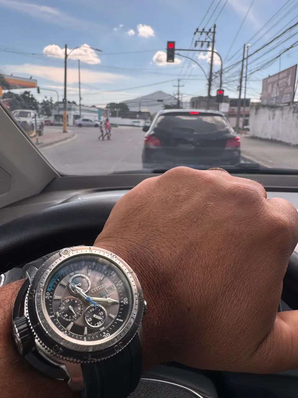 Relógio citzen aqualand eco drive bj2120 tudo funcionando perfeitamente 