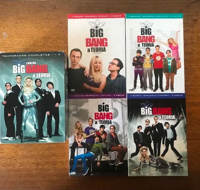 Box Dvd Big Bang Theory - Temporadas 1 a 4 - CDs, DVDs etc