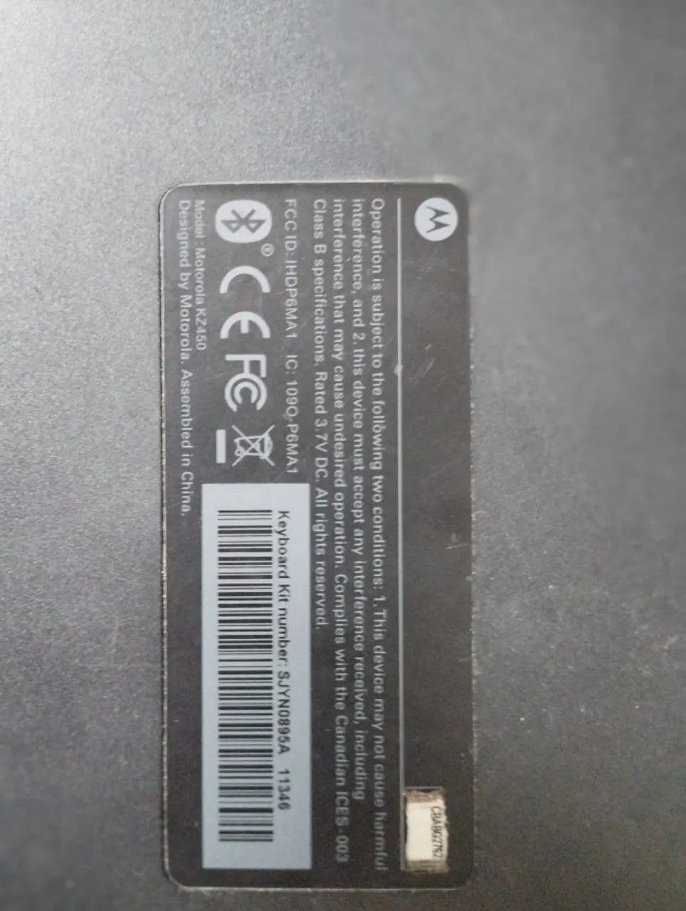 Teclado Motorola kz450  - Foto 4