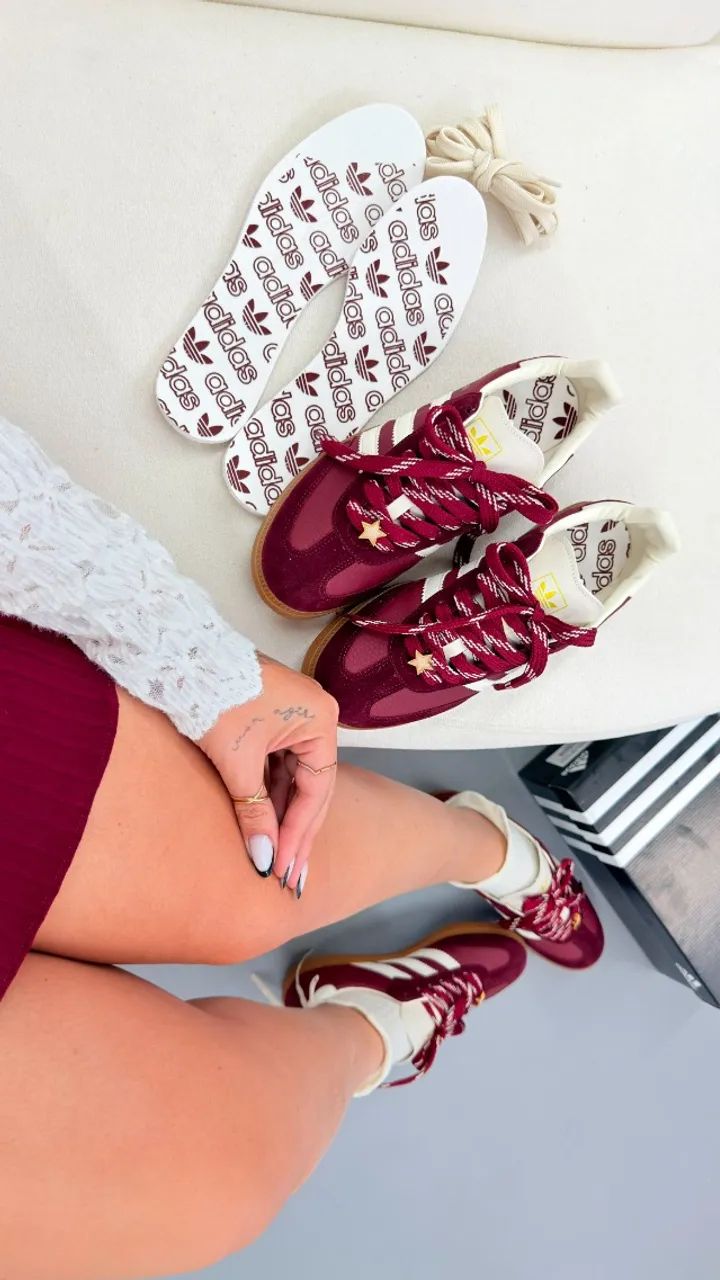 Tênis Adidas Samba OG Vinho - Foto 4