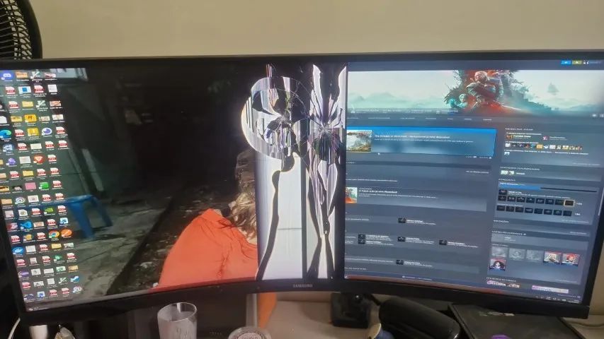 Monitor odissey 32 polegadas!
