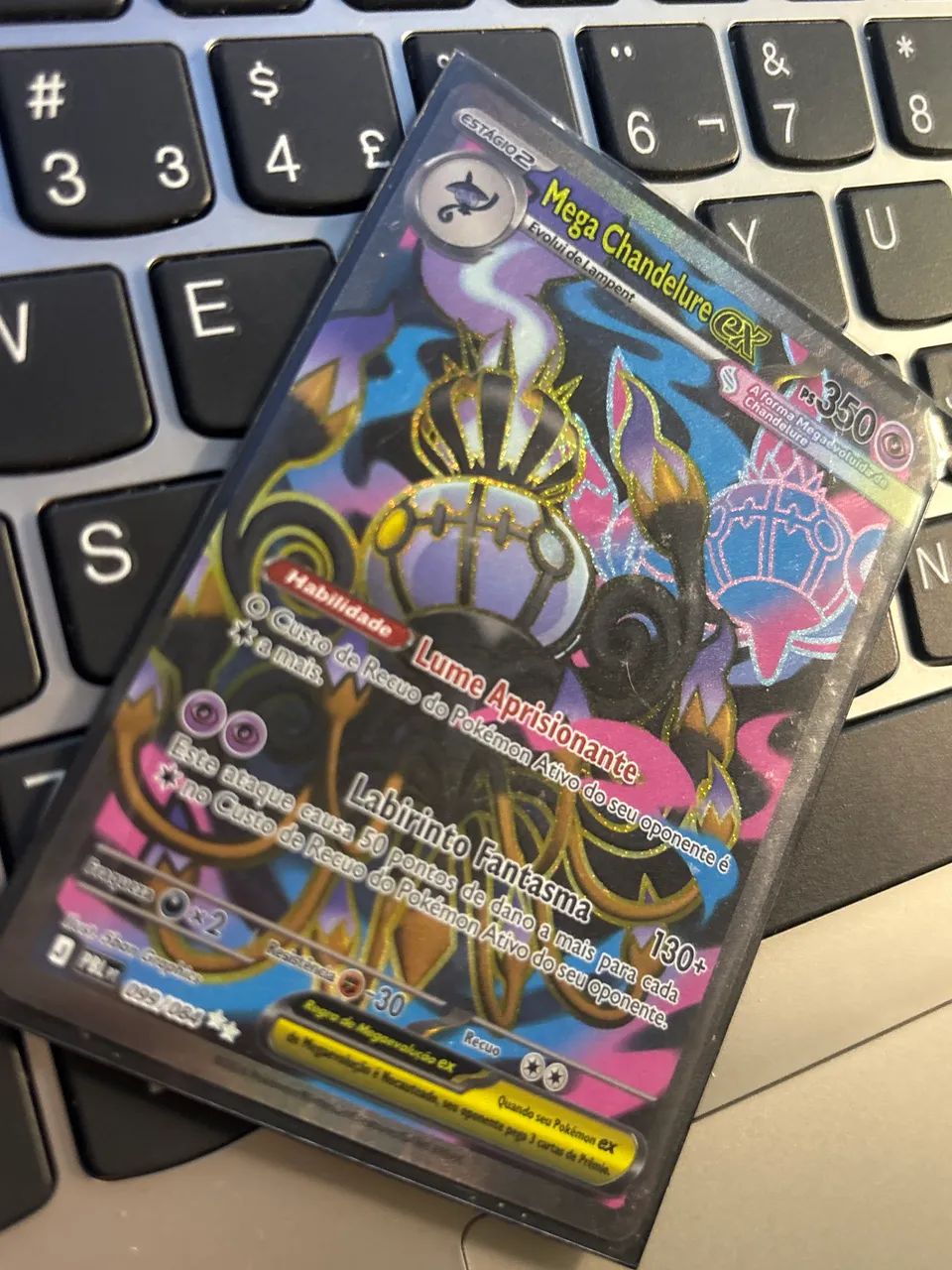 Mega Chandelure Ex 099/084 Escuridão Absoluta - Foto 2
