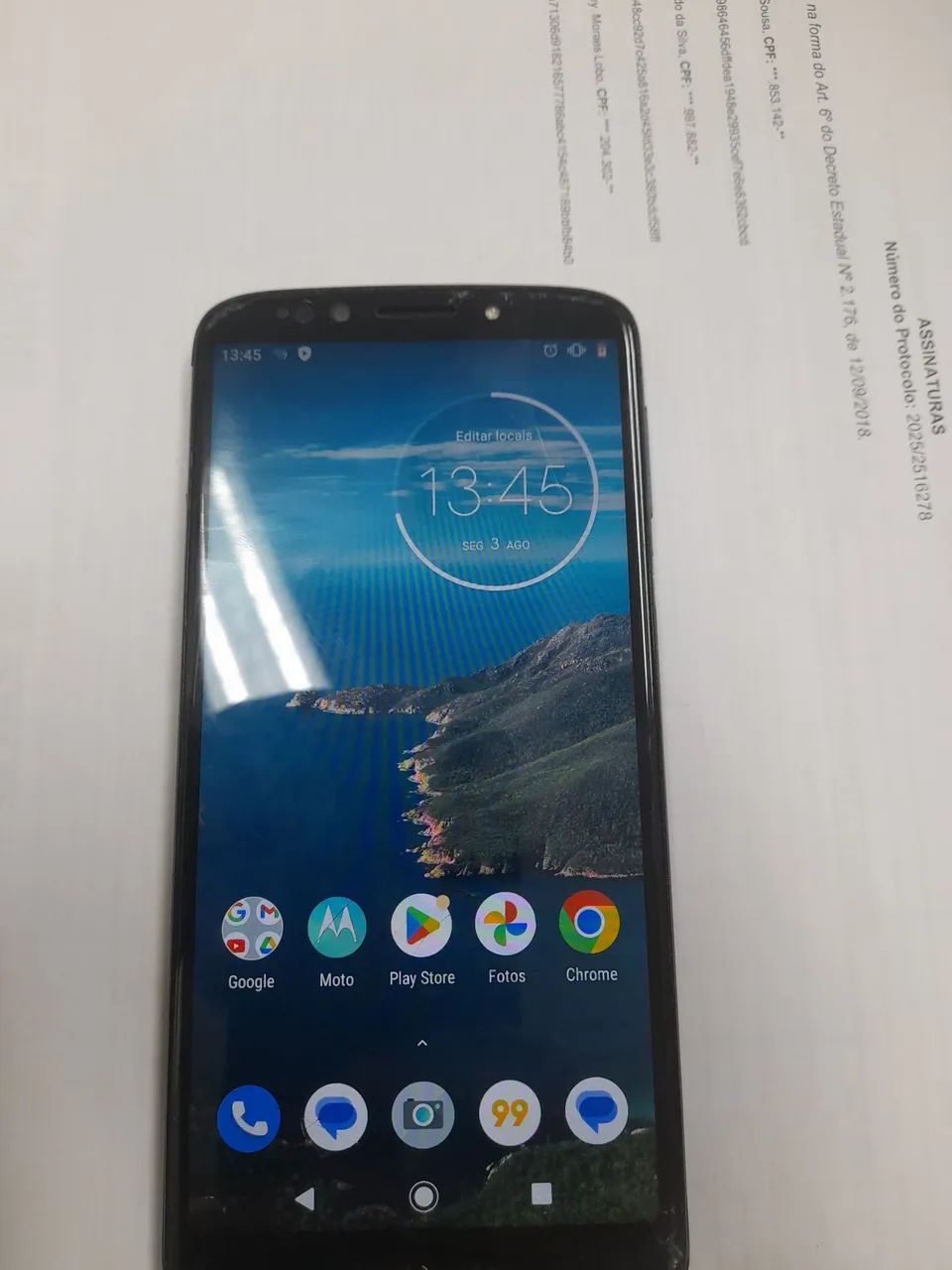 Celular Moto G(6) Play 