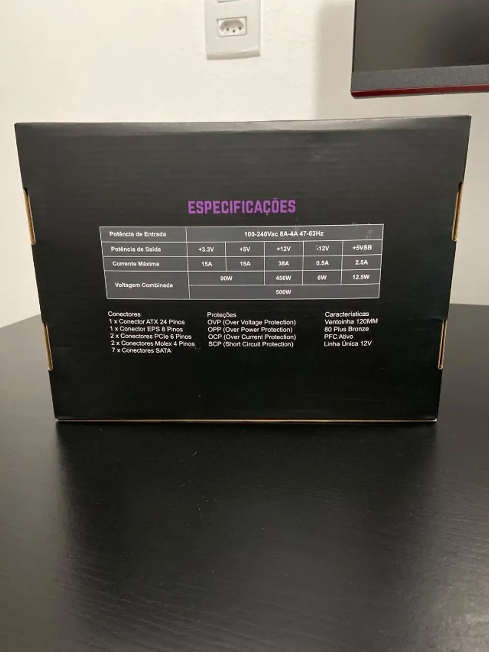 FONTE 500W 80 PLUS - Foto 2