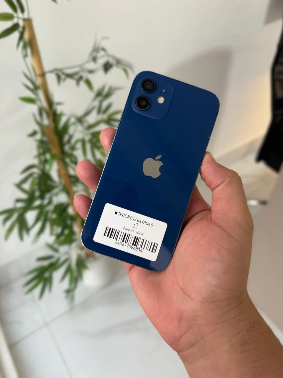 IPHONE 12 64 GIGAS TELA E BATERIA SUBSTITUÍDA