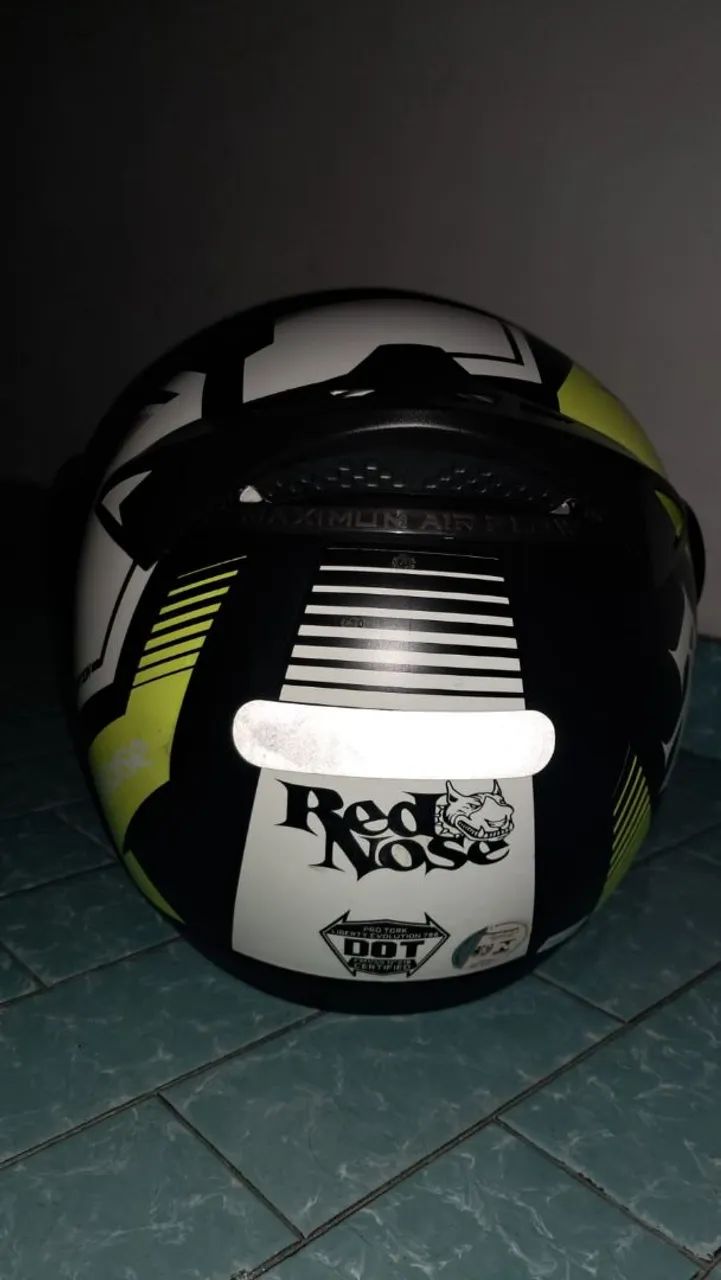 Capacete Red Nose Novo - Foto 3