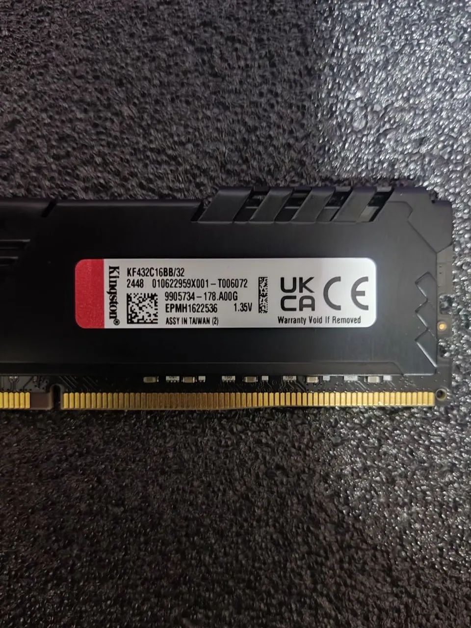 Memória RAM Kingston FURY Beast 32GB DDR4 3200MHz CL16 - Estado de Nova - Foto 2
