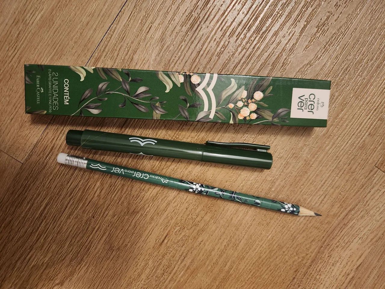 Lápis e caneta Natura bem querer - Foto 2