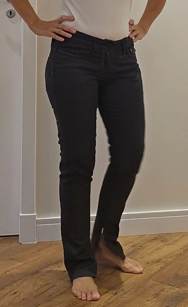 Calça Carmim, jeans preto