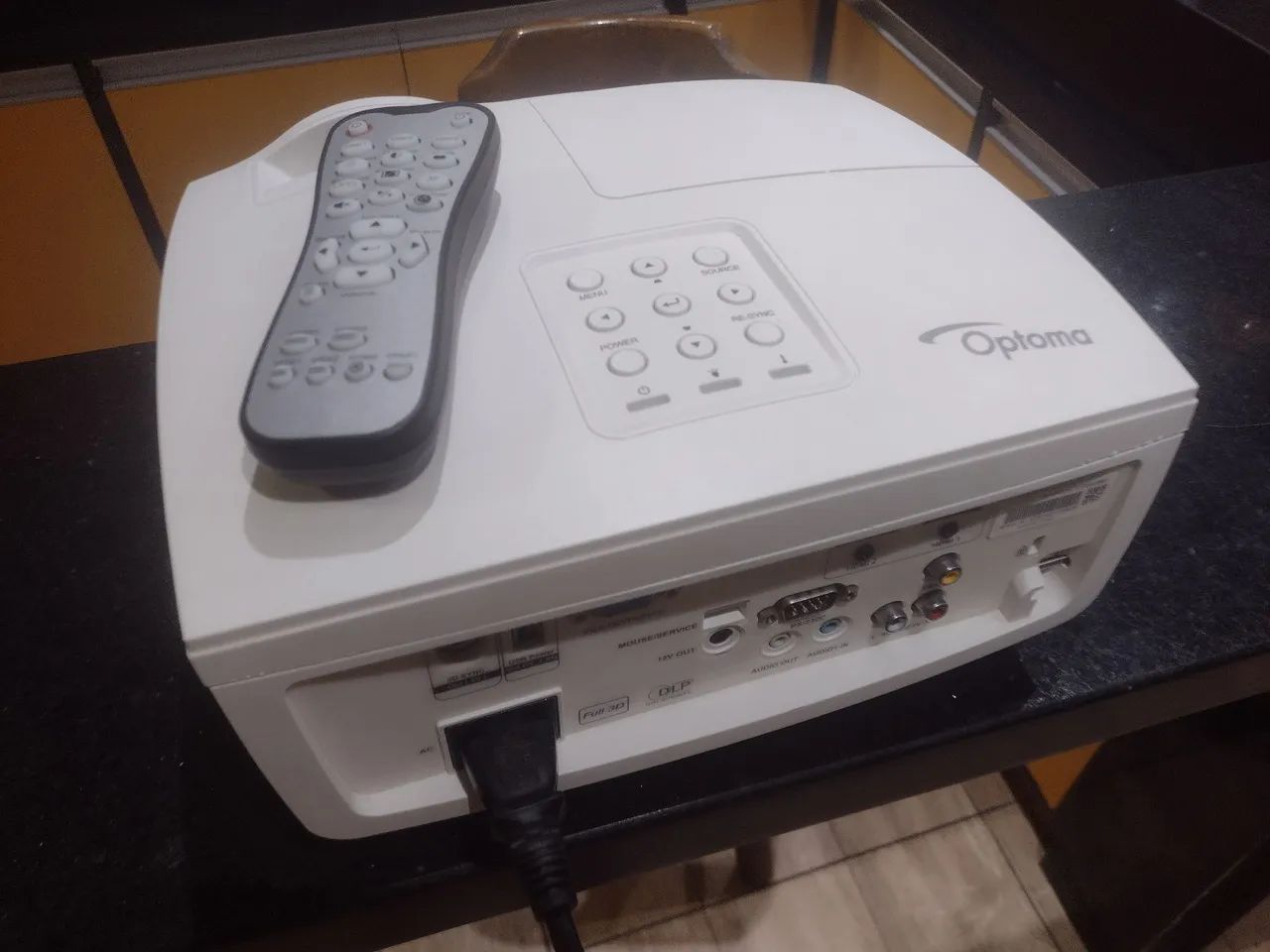 Projetor Optoma HD37 Full HD nativo - novíssimo e impecável