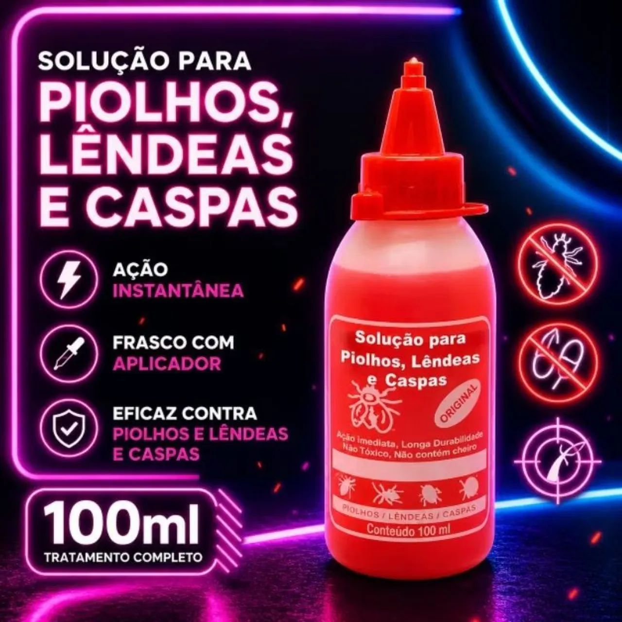 Xô piolhos, lêndeas e mosca  - Foto 4