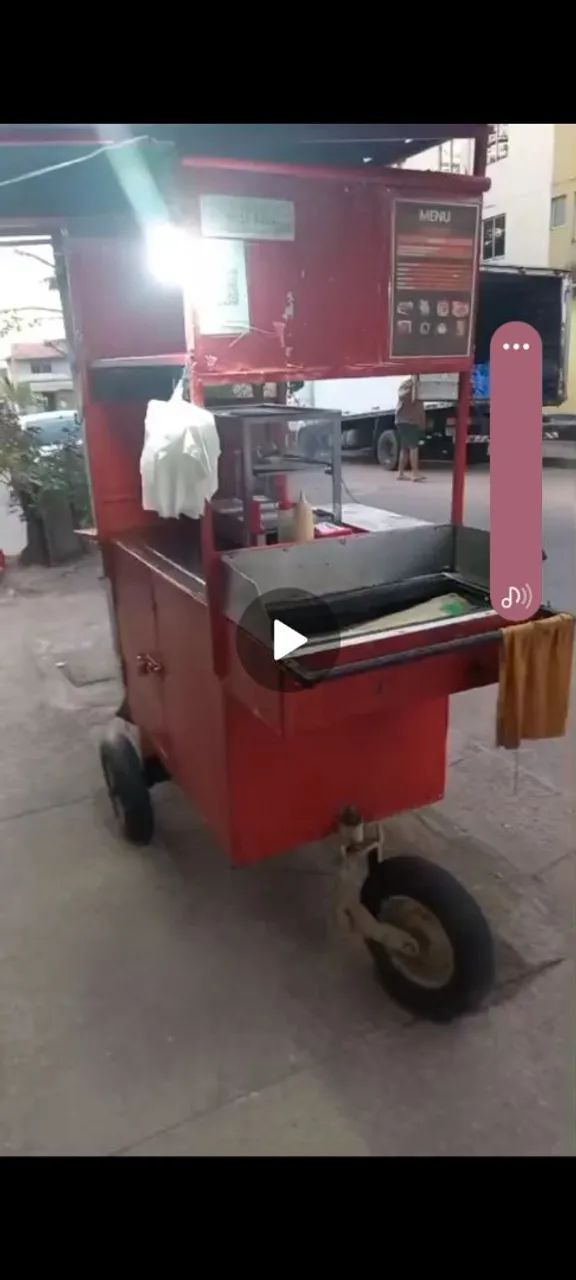 Carrinho pra vender logo 