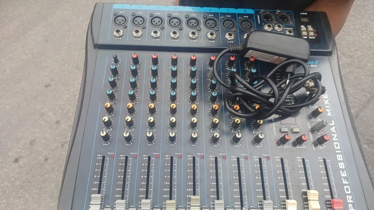 Mesa de som analógica 8 canais - Foto 3